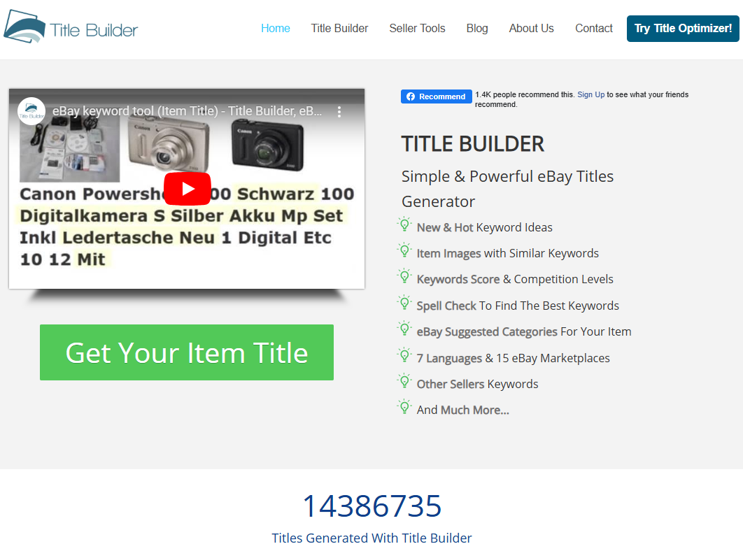 eBay Dropshipping Automation - eBay Title Builder